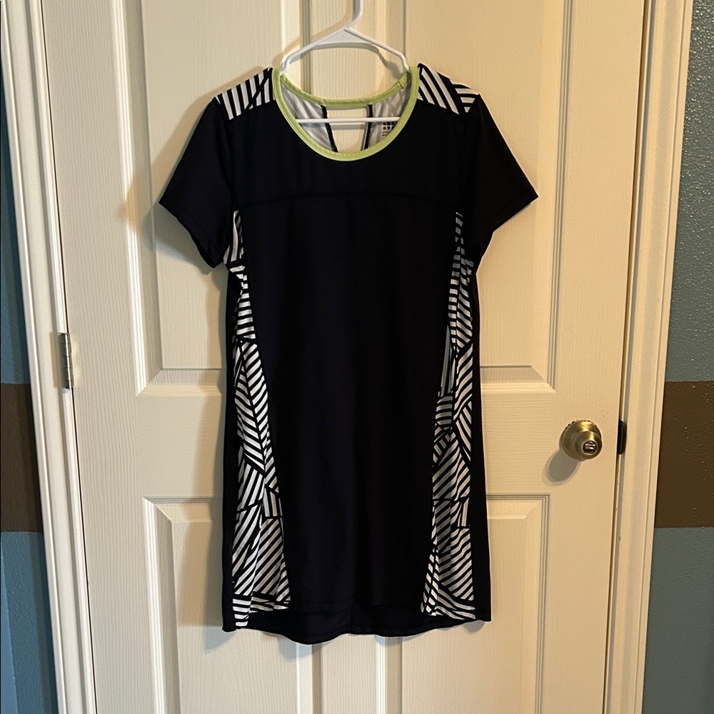 Black and White Patterned Dress